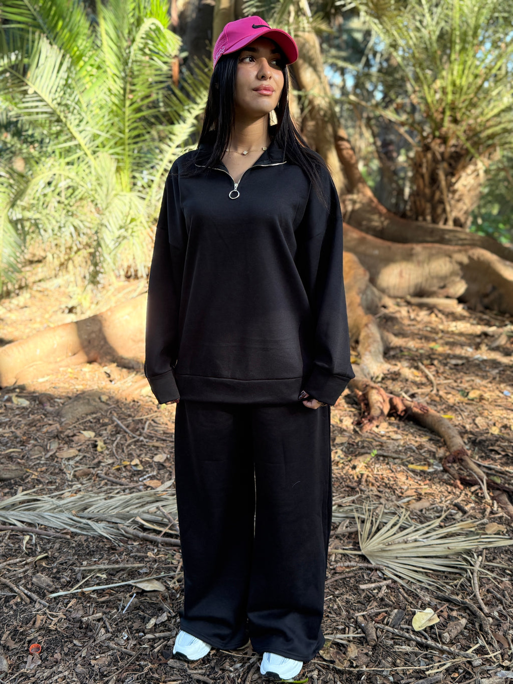 Comfy black baggy set