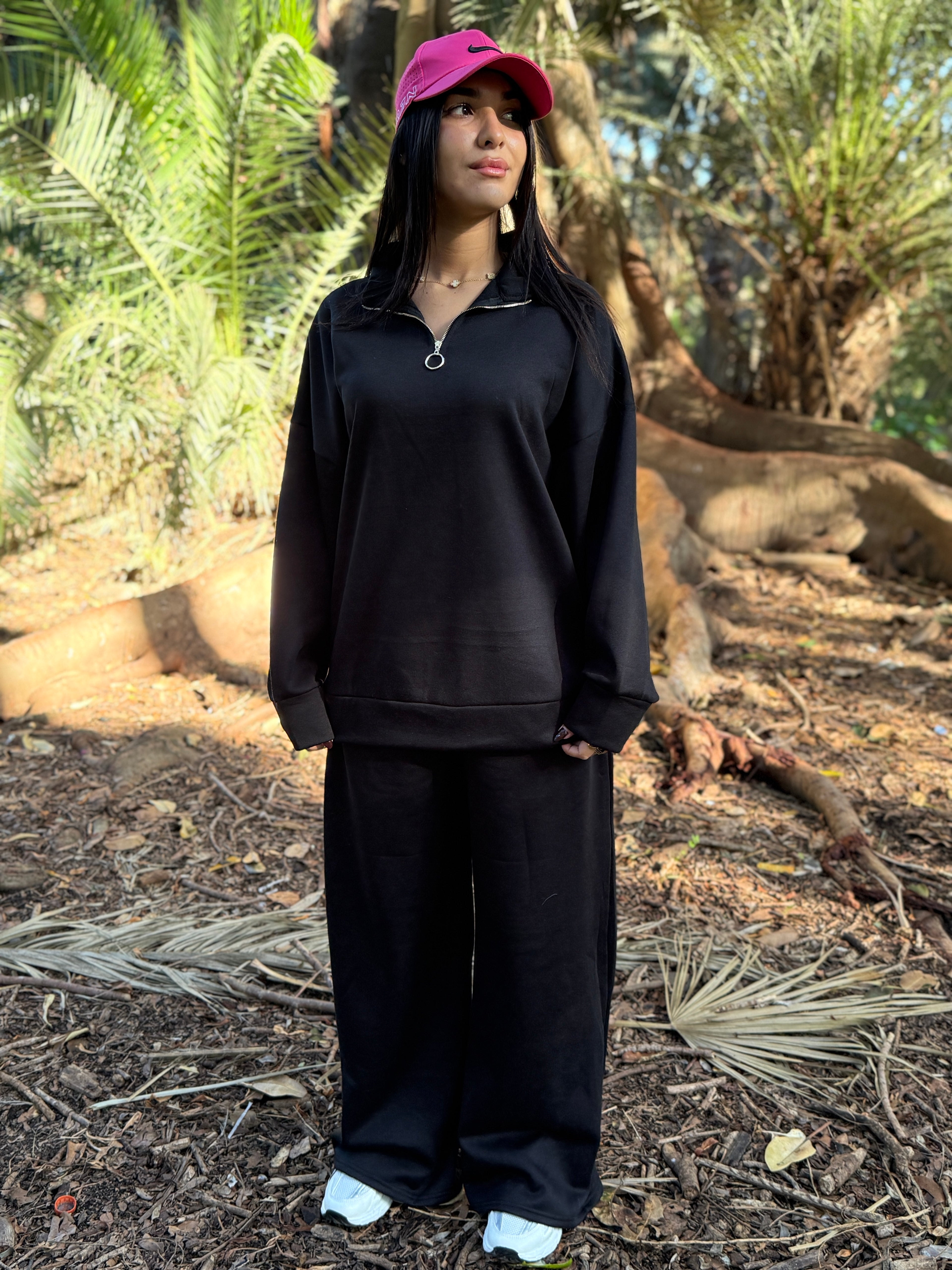 Comfy black baggy set