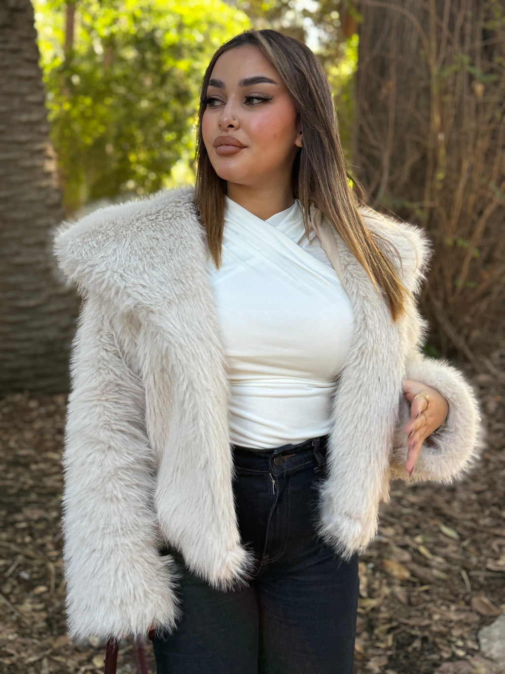 Coat vanessa beige