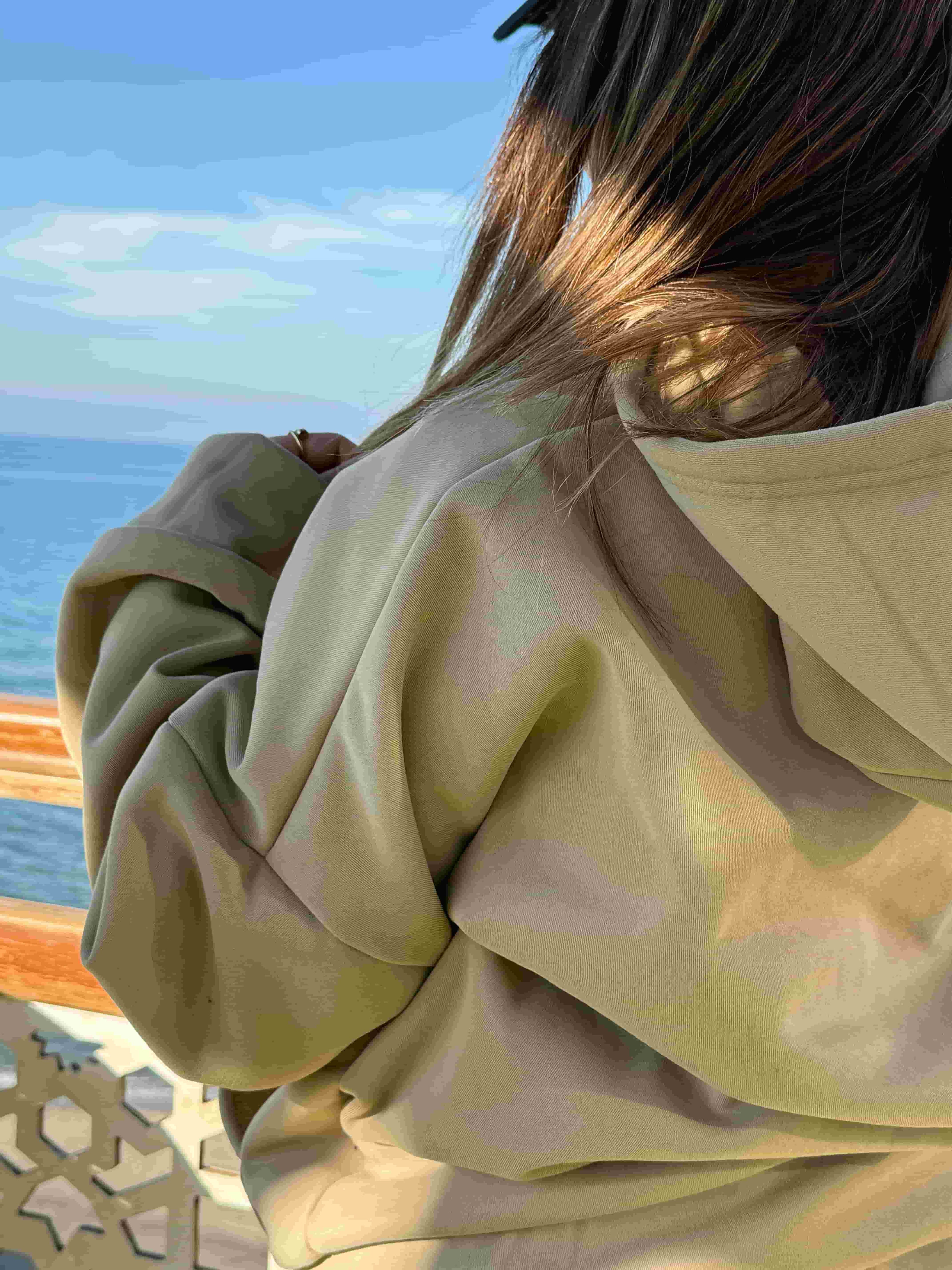 Beige tracksuit set
