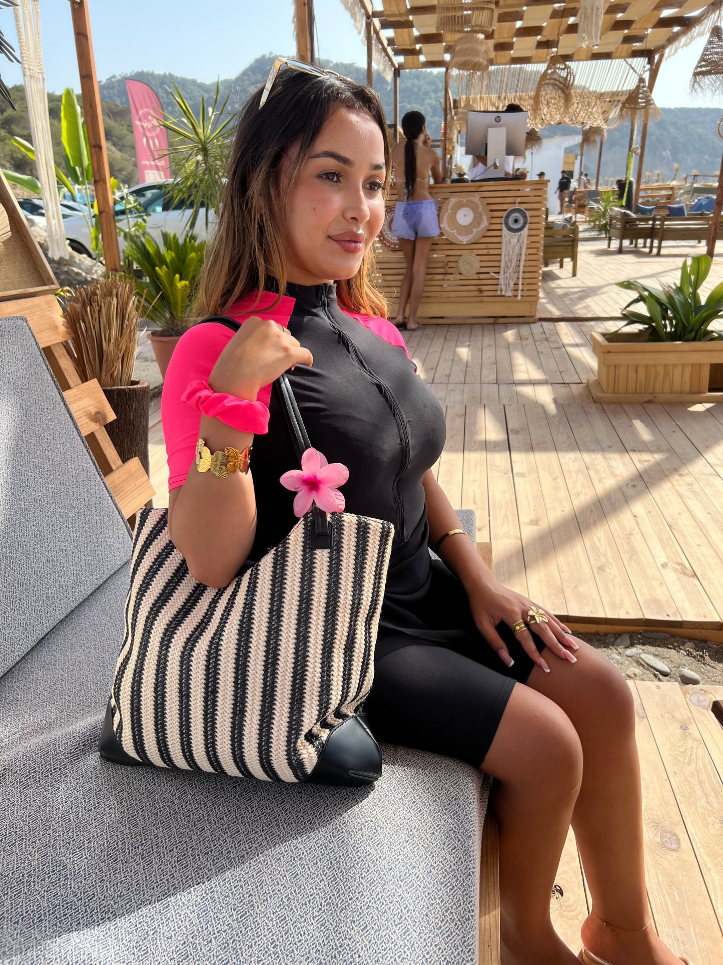 burkini pink splash