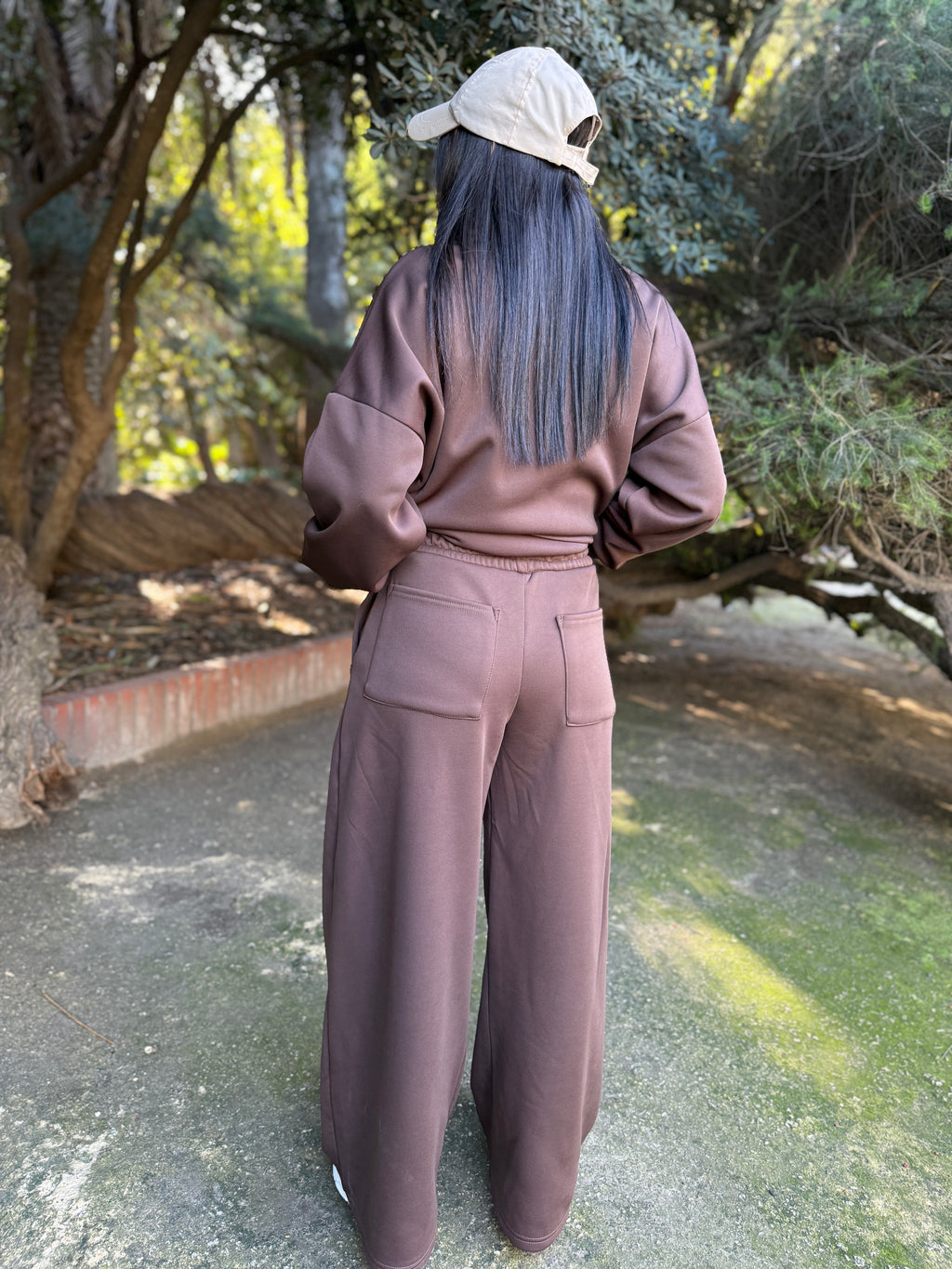 Comfy brown baggy set