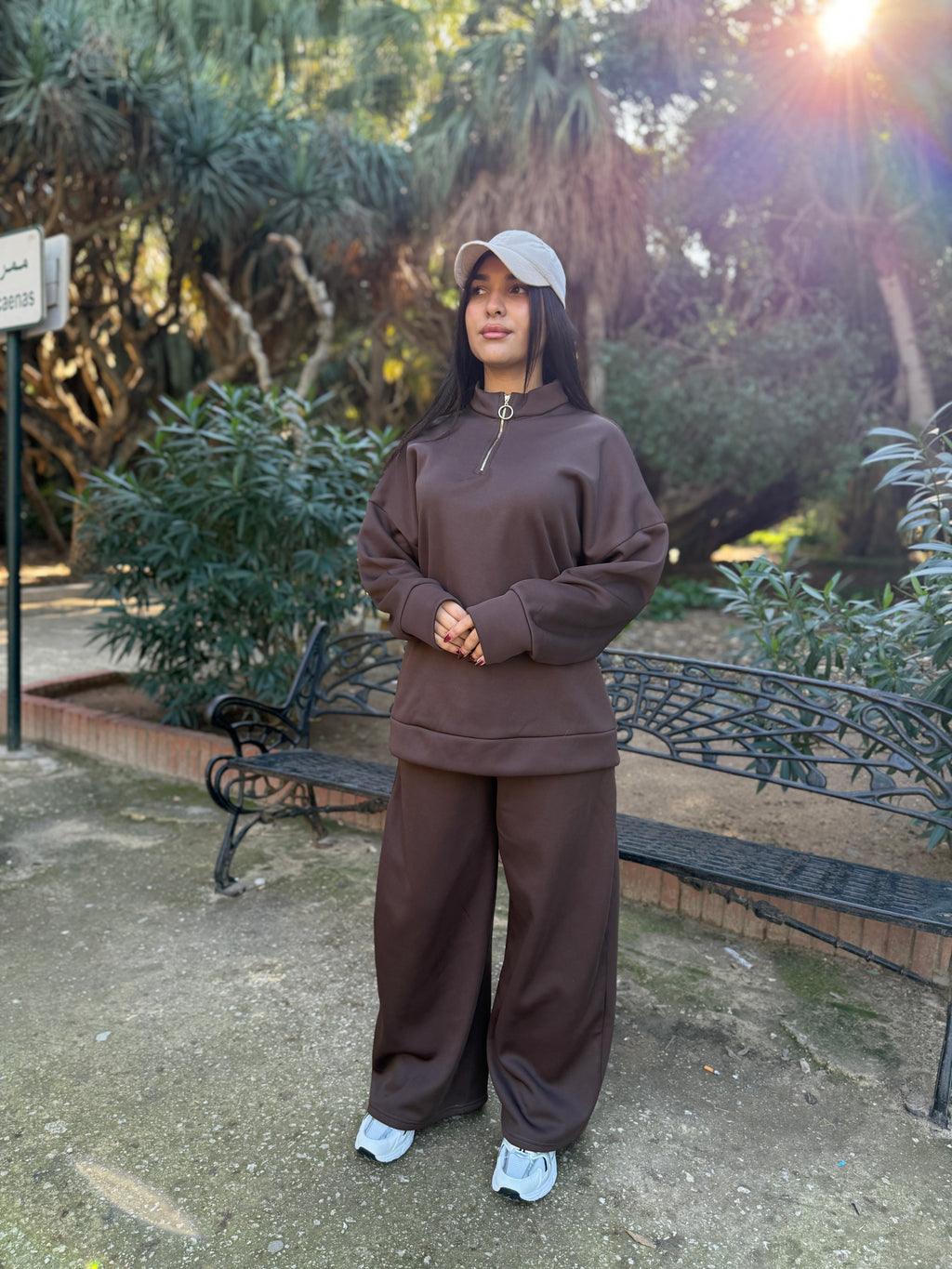 Comfy brown baggy set