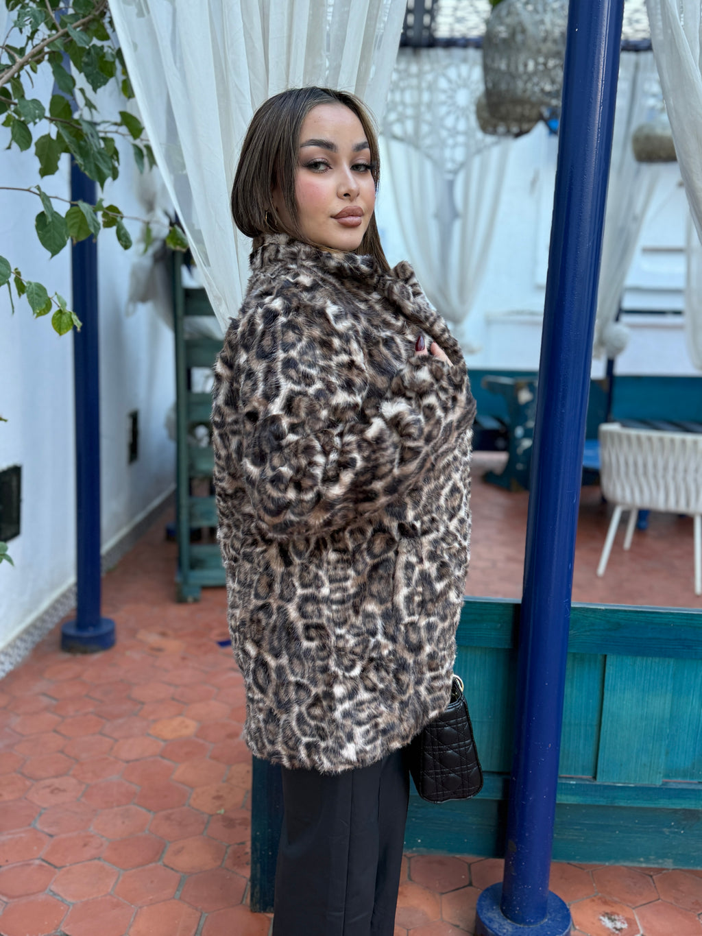 Coat jaguar brown