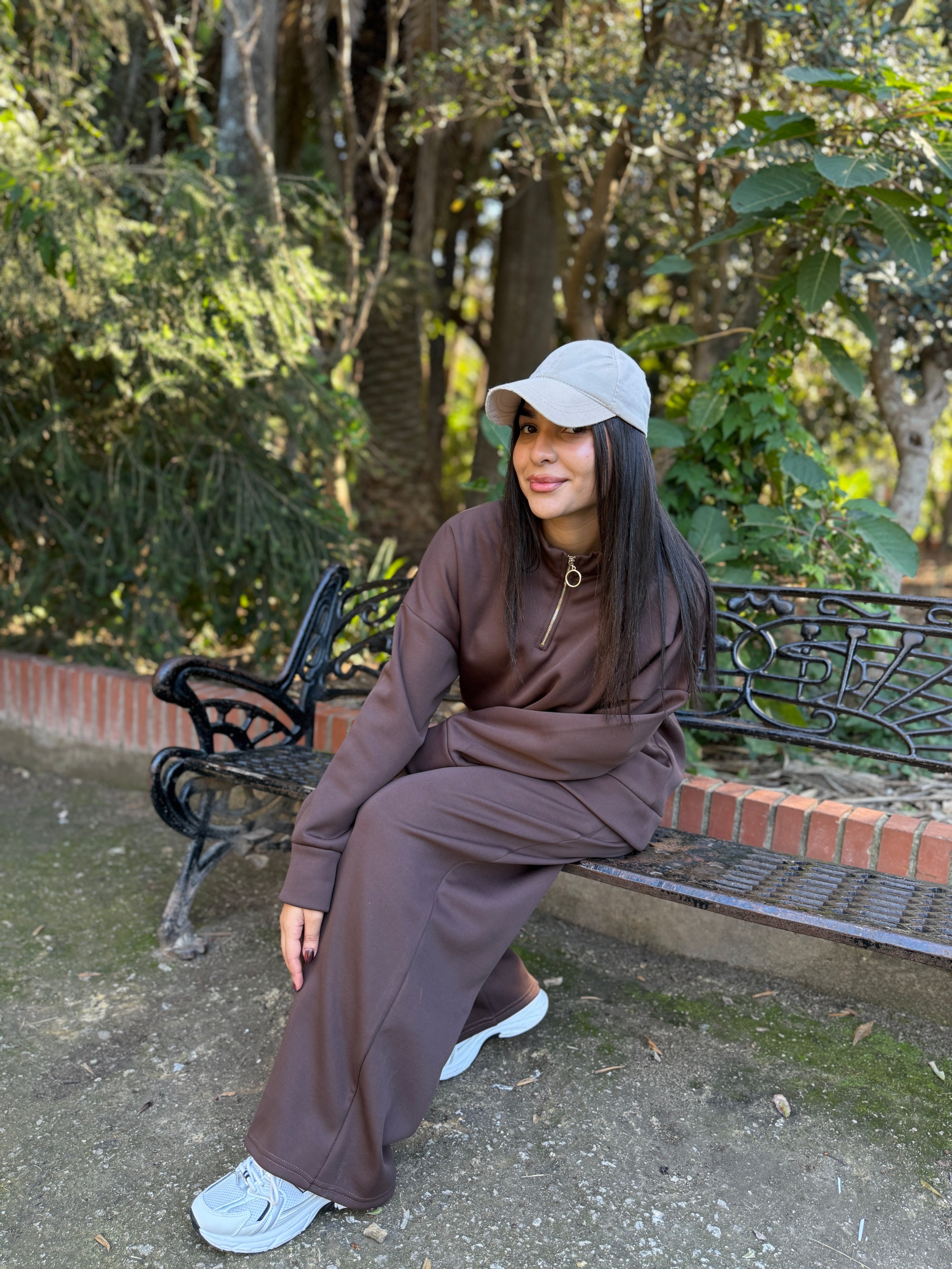 Comfy brown baggy set