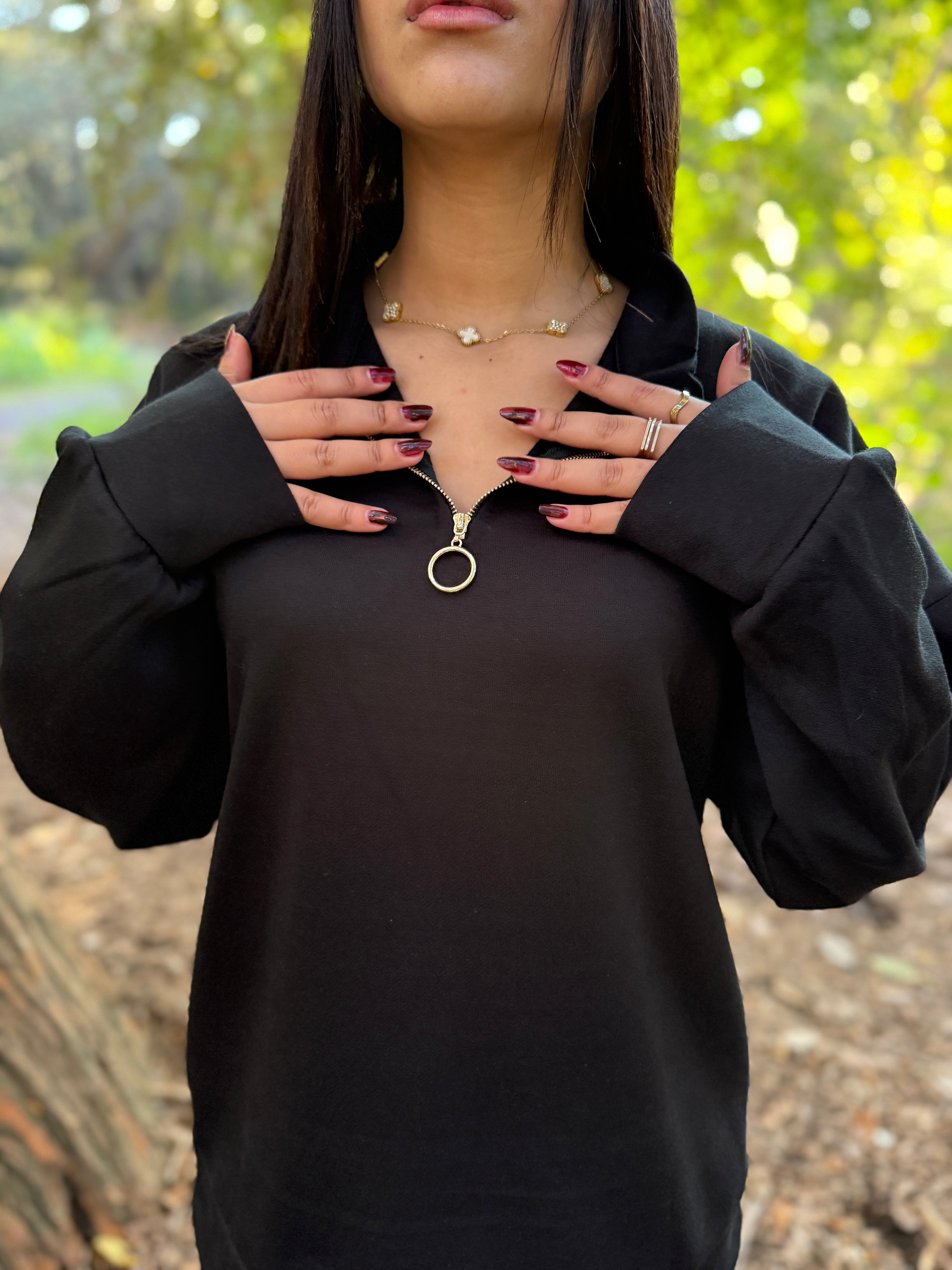 Comfy black baggy set