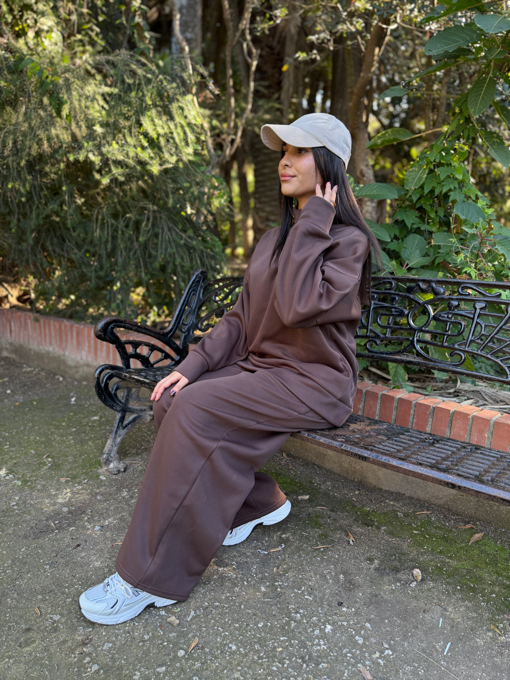 Comfy brown baggy set