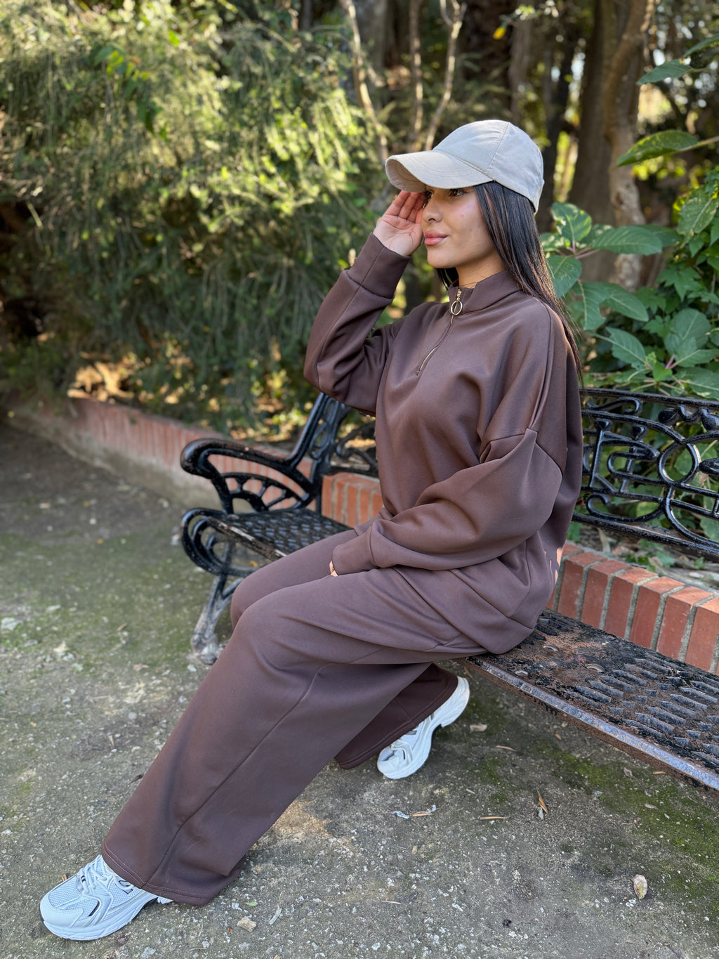 Comfy brown baggy set