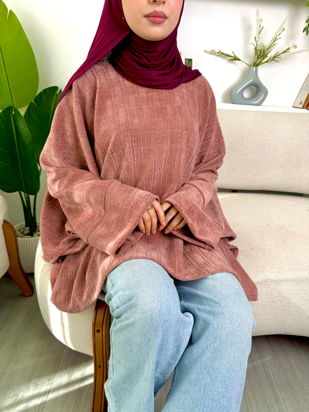 Pull dyna rose poudré