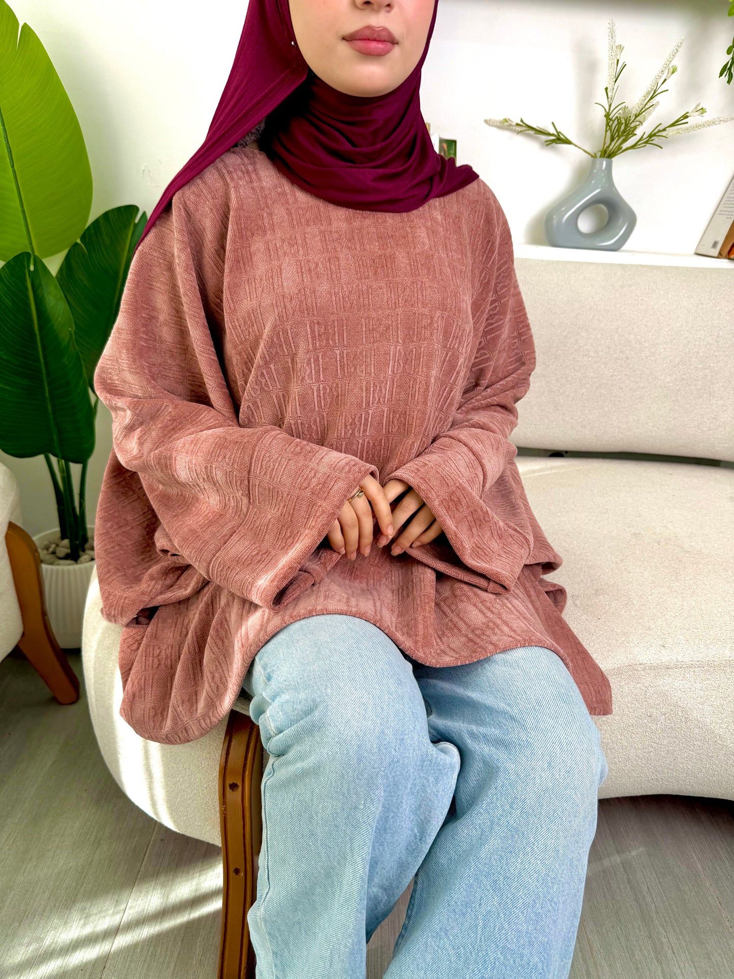 Pull dyna rose poudré