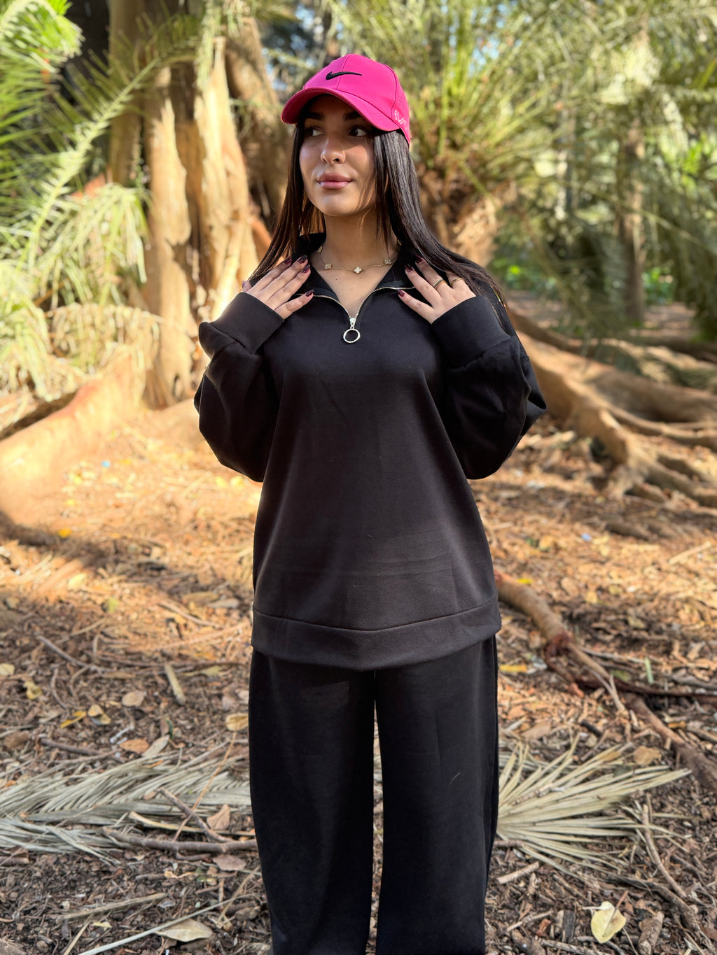Comfy black baggy set