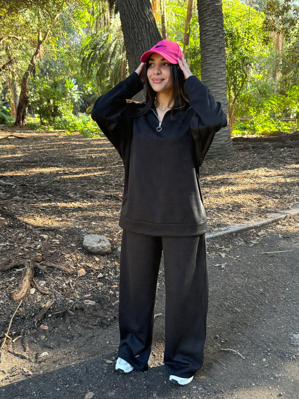 Comfy black baggy set