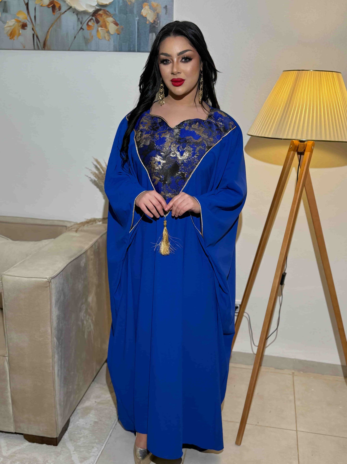 robe sultana bleu roi