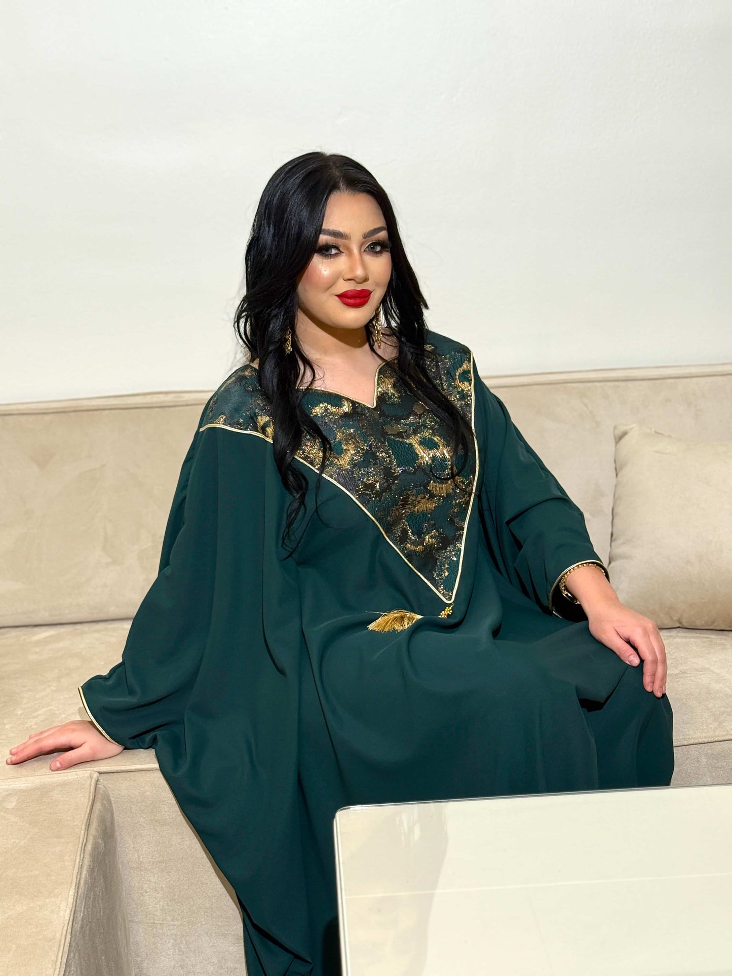 robe sultana vert bouteille