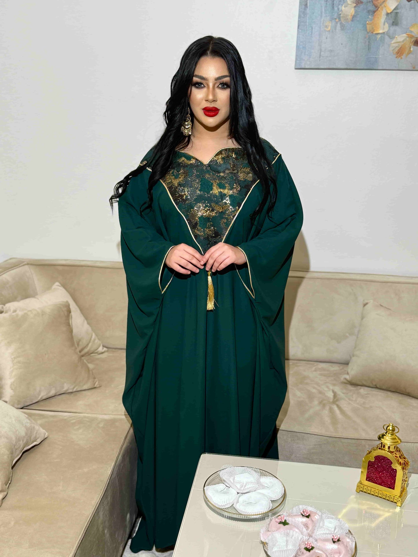 robe sultana vert bouteille