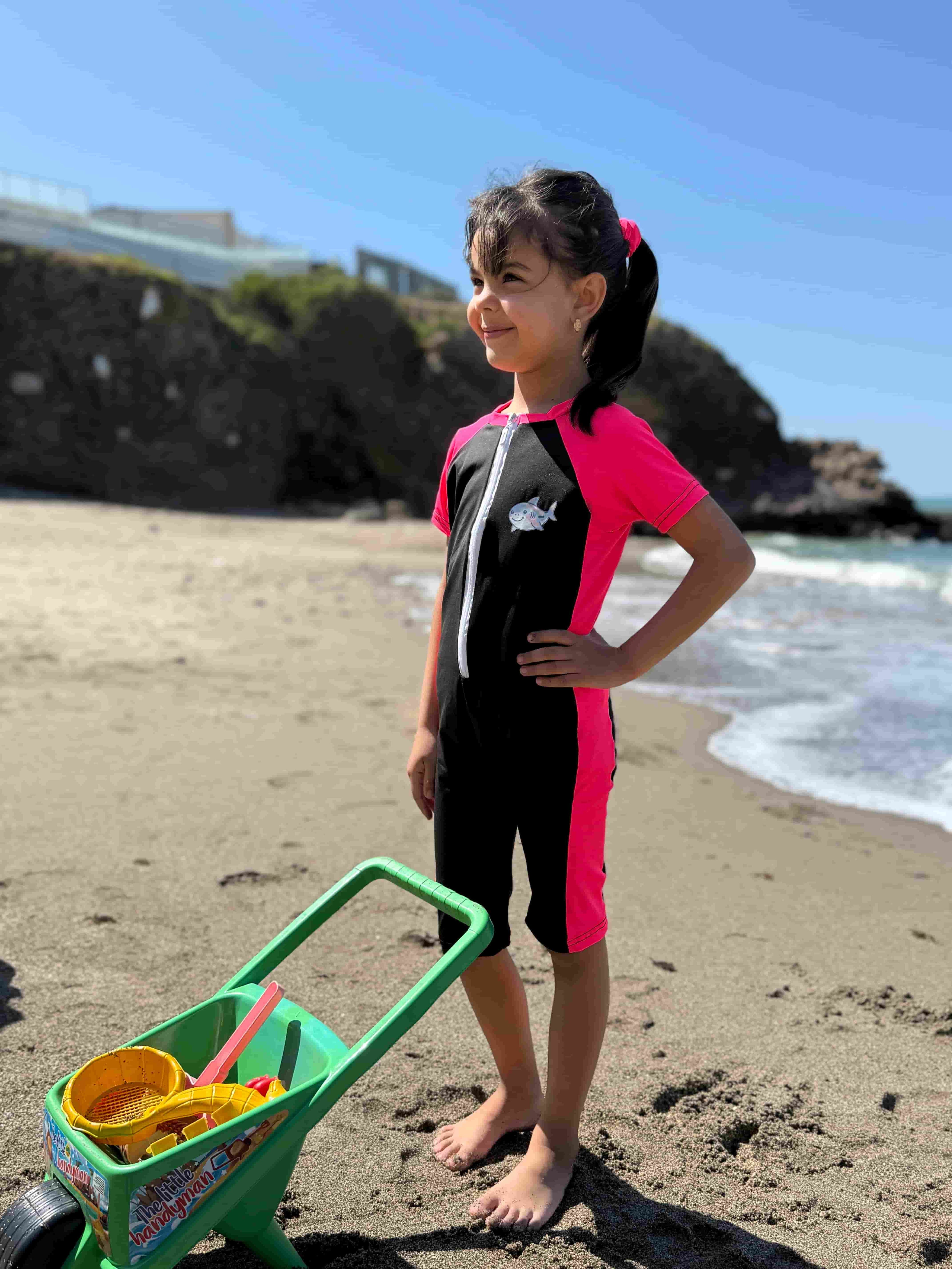 The Pink Sharkie demi manches