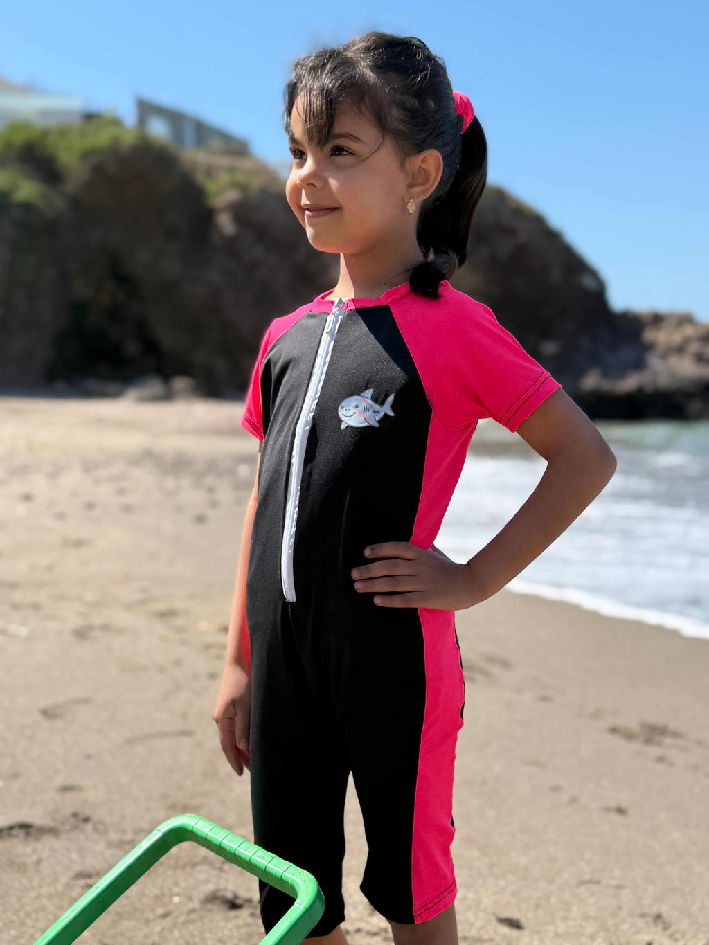 The Pink Sharkie demi manches