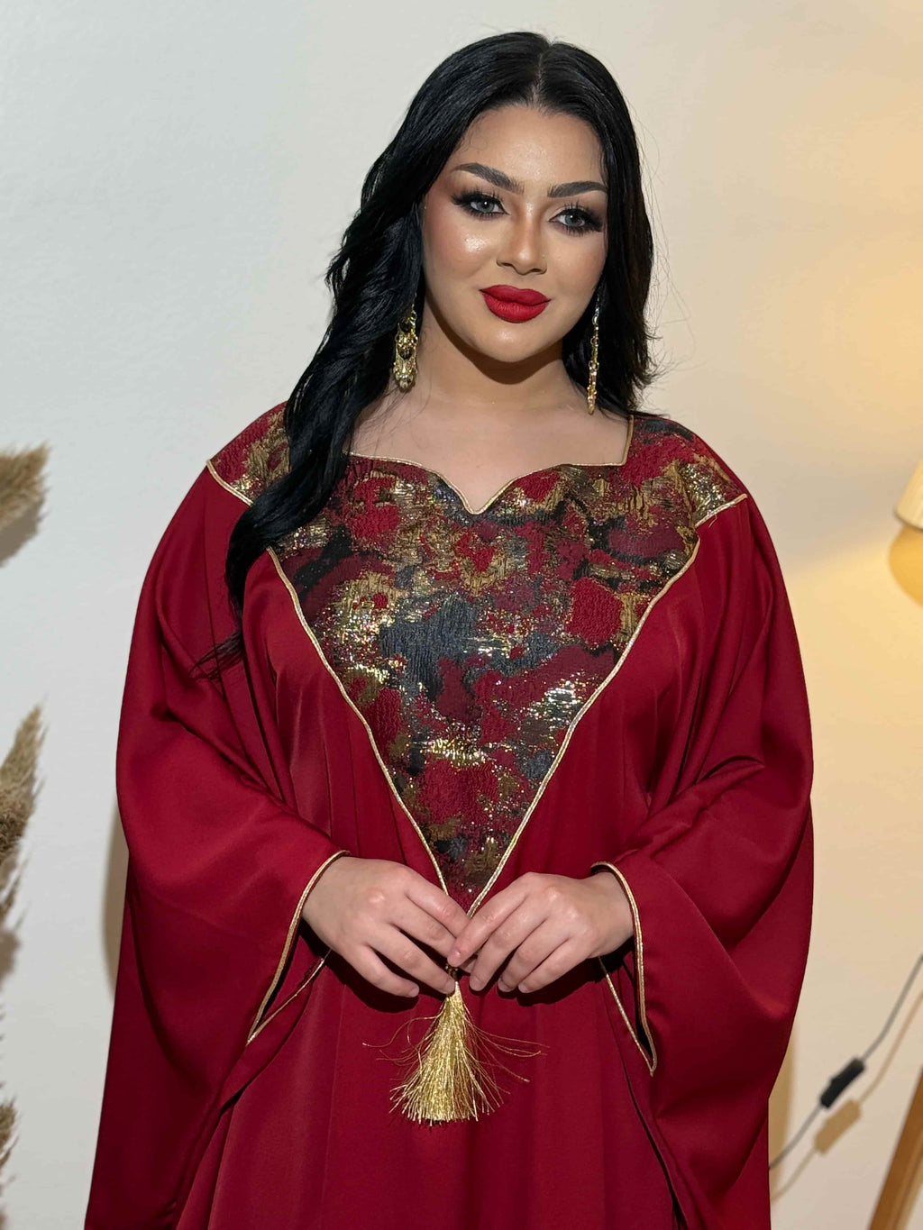 robe sultana bordeau