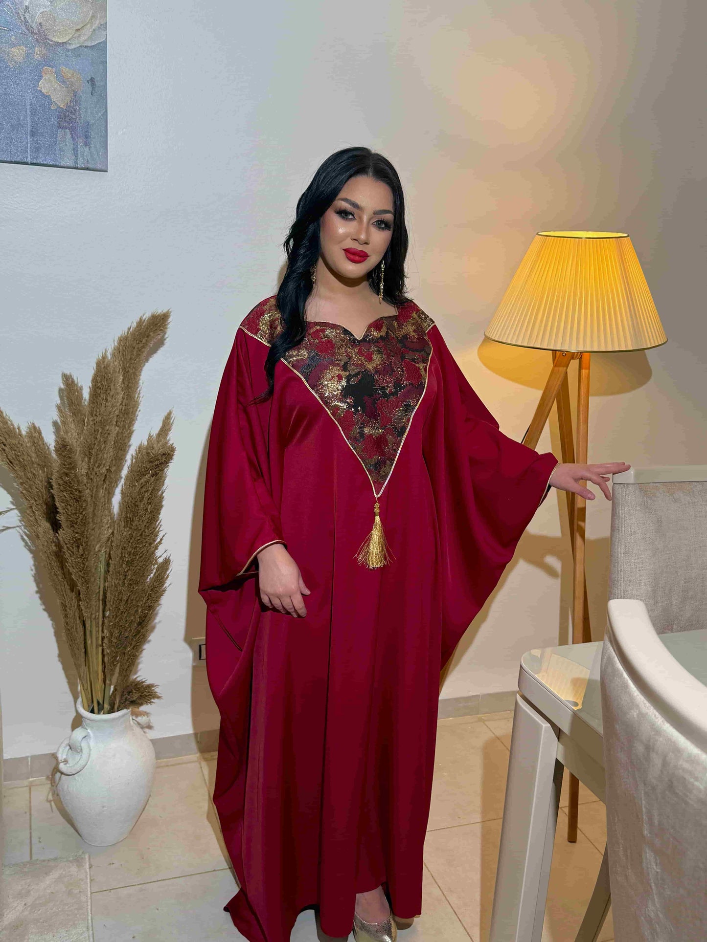 robe sultana bordeau