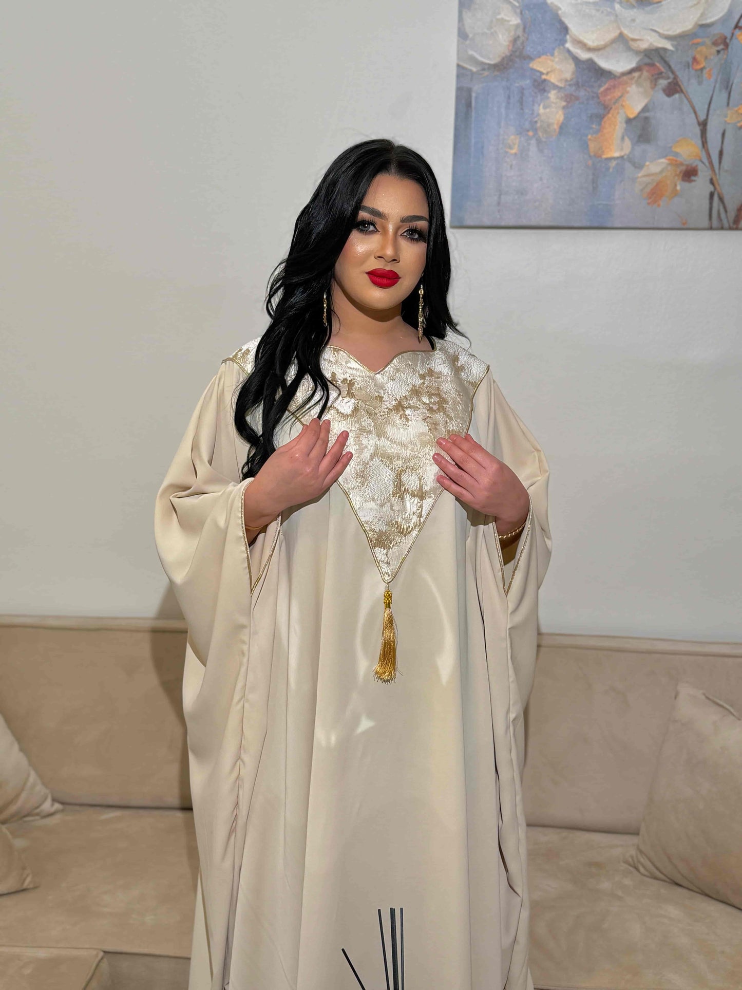 robe sultana beige
