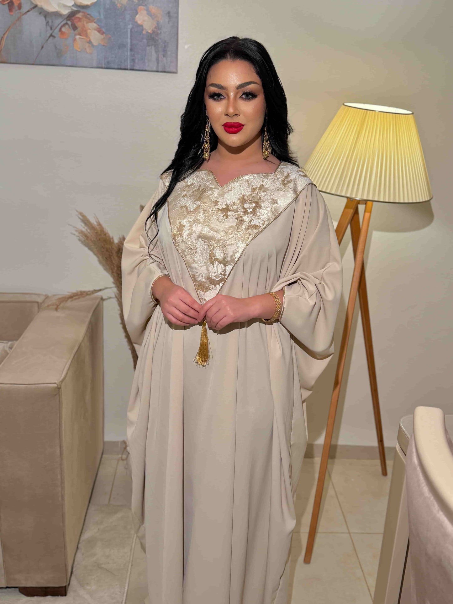 robe sultana beige