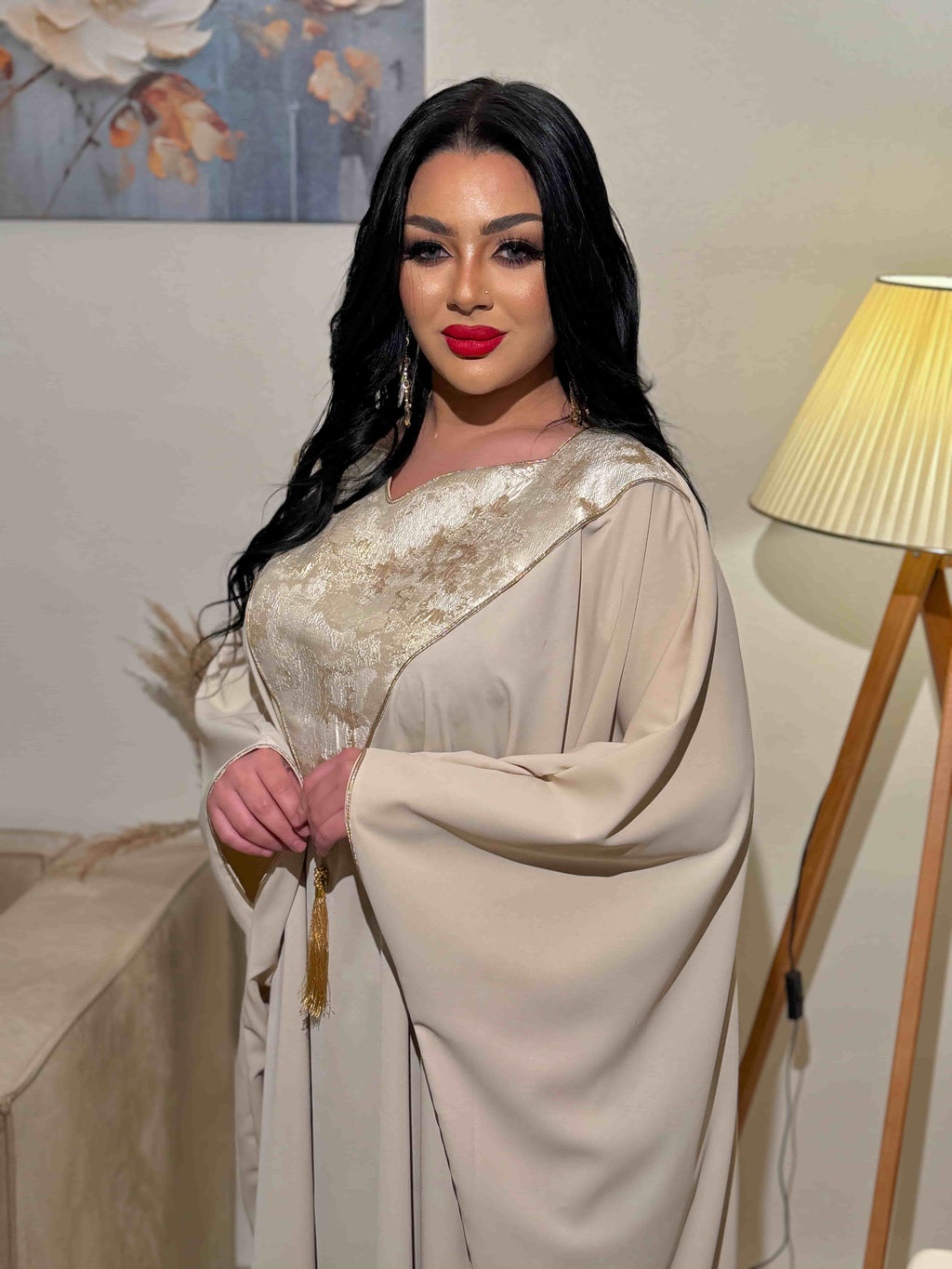 robe sultana beige