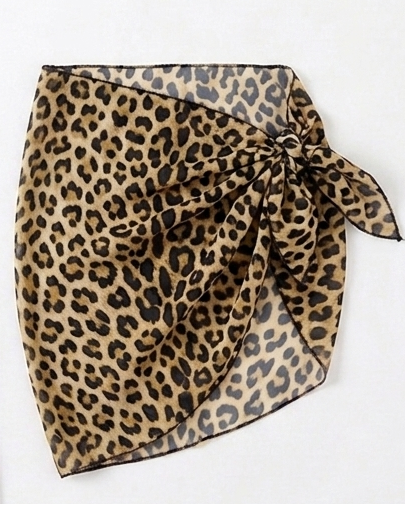 pareo foulard leopard
