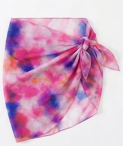 pareo foulard rose